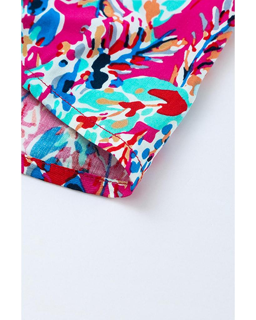 Azura Exchange Rochie maxi cu decolteu în V cu flori