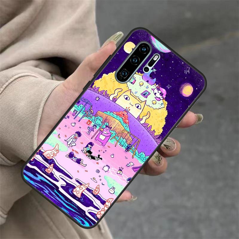 Omori Case For Huawei P40 Lite P20 P30 Nova 11 Pro 9 10 SE 3i 7i 11i 5T Y60 Y61 Y70 Y90 Y91 Cover