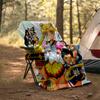 Sailor Moon Print Flannel Blanket, Soft Warm Lightweight Throw Blanket for living Room,Sofa Bed Camping office