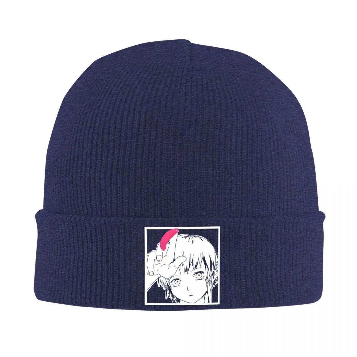 

Line Serial Experiments Lain Knitted Hat Women s Men s Skullies Beanies Autumn Winter Hat Lwakura Sci Fi Manga Warm Melon Cap