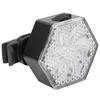 Bike Rear Light Bike Taillight Hex Shape Waterproof   Warning Flashing Riding Rear Lights Night Cycling Accessories