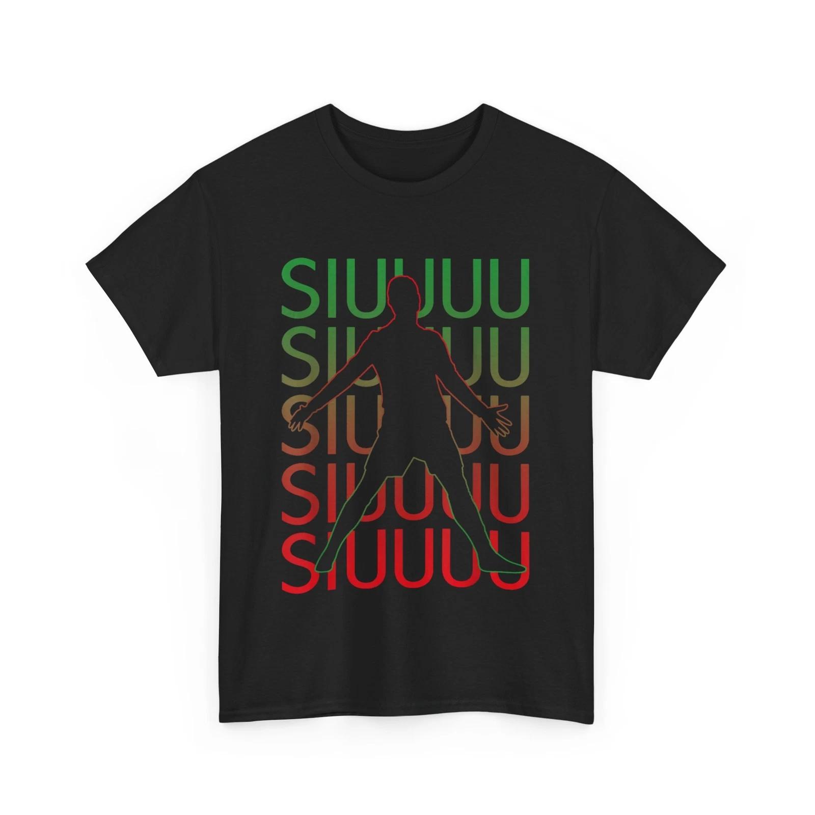 Siuuu Funny Soccer Football Shirt, Soccer Player Sports Lovers T-shirt 2XL