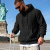 Herren S Lockerer Winter Vintage Warmer Kapuzenpullover Mit Taschen
