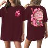 Women's Trendy Casual Short Sleeve Letter Print T-Shirt for Everyday Wear