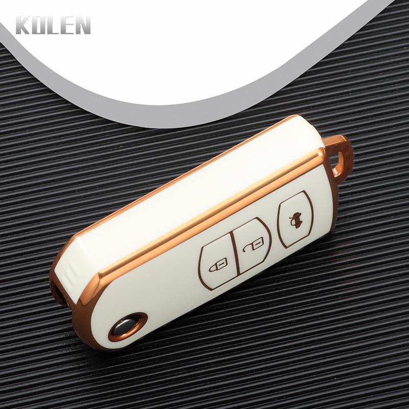 Fashion Tpu Flip Car Key Case Shell Cover Fob For Mazda 3 5 6 Series M6 Rx8 Mx5 2 3 Buttons Smart Keyless Protector Accessories