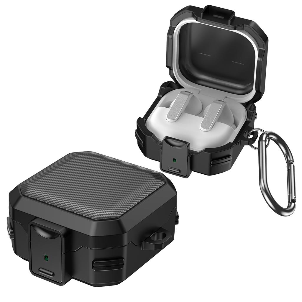 Applicable Galaxy Buds4 All-inclusive Anti-drop Earphone Cover Samsung Buds4pro Button Lock Bluetooth Earphone Case