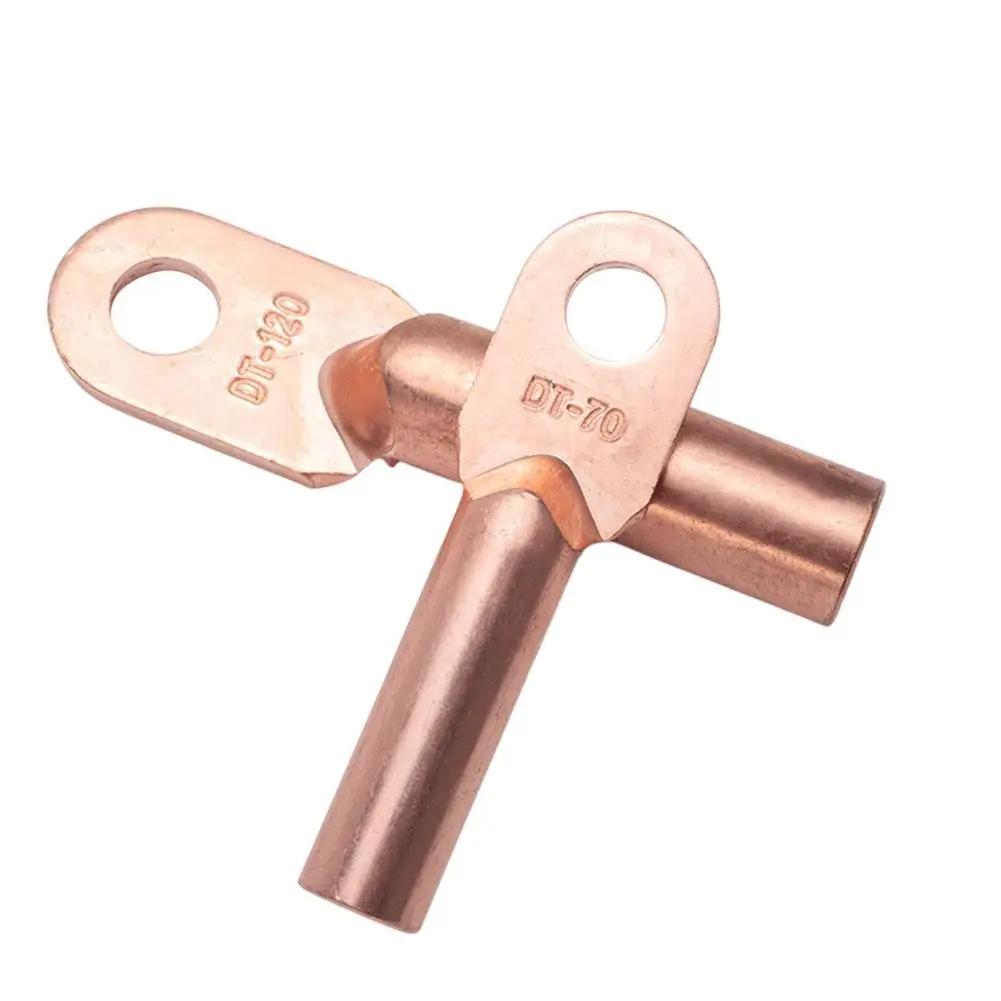 10pcs DT Series 10/16/25/35mm Wire Crimp Connectors Auto Cable Copper Crimp Terminal Easy Installation