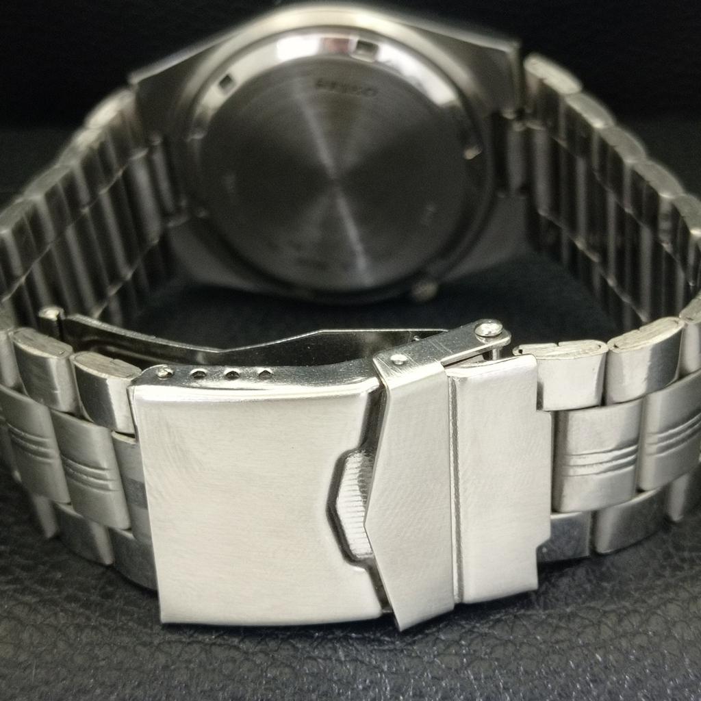 GENUINE VINTAGE SEIKO 5 AUTOMATIC JAPAN 7009A MENS ORANGE DIAL WATCH A702121-5 R208-a702121