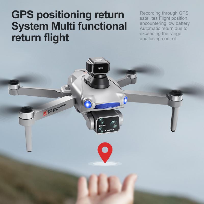 2025 NEW S119 GPS Drone Professional 8K Aerial Avoiding Obstacle With Large Screen Remote Control Folding Brushless Drone Toys