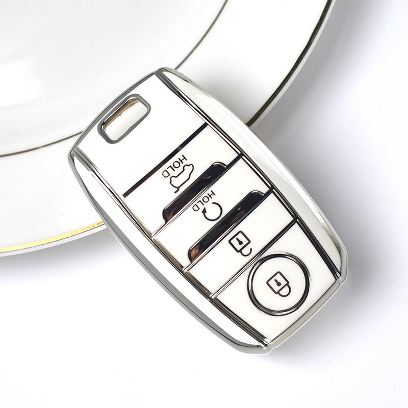 3Buttons TPU Car Key Cover Case Holder For Kia KX3 KX5 K3S RIO Ceed Cerato Auto Shell Fob For Kia Optima Sorento Niro Soul