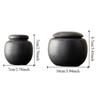 Elegant Pu'er Tea Storage Box Ceramic Tea Cans Multi-function Tea Sealed Jar  Friends