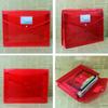 Three-Dimensional Plastic File Bag Clear Data Bag Folder Papers Ticket Bag A4 B4 Transparent Document Storage Organizer