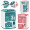 Children's Fingerprint Piggy Bank: Multifunctional Electric Coin Safe & Password Box Toy