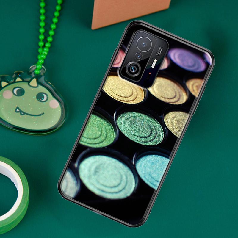 Makeup Eyeshadow Palette Case For POCO F5 X5 X3 Pro X4 F4 GT F3 M5s C40 Cover For Xiaomi 13 12 Lite 11T 12T Pro 12X