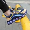 Kids' Quick-Lace Mesh Sneakers Colorful Bubble Sole Breathable Casual Sports Shoes Fashion Children's Trainers