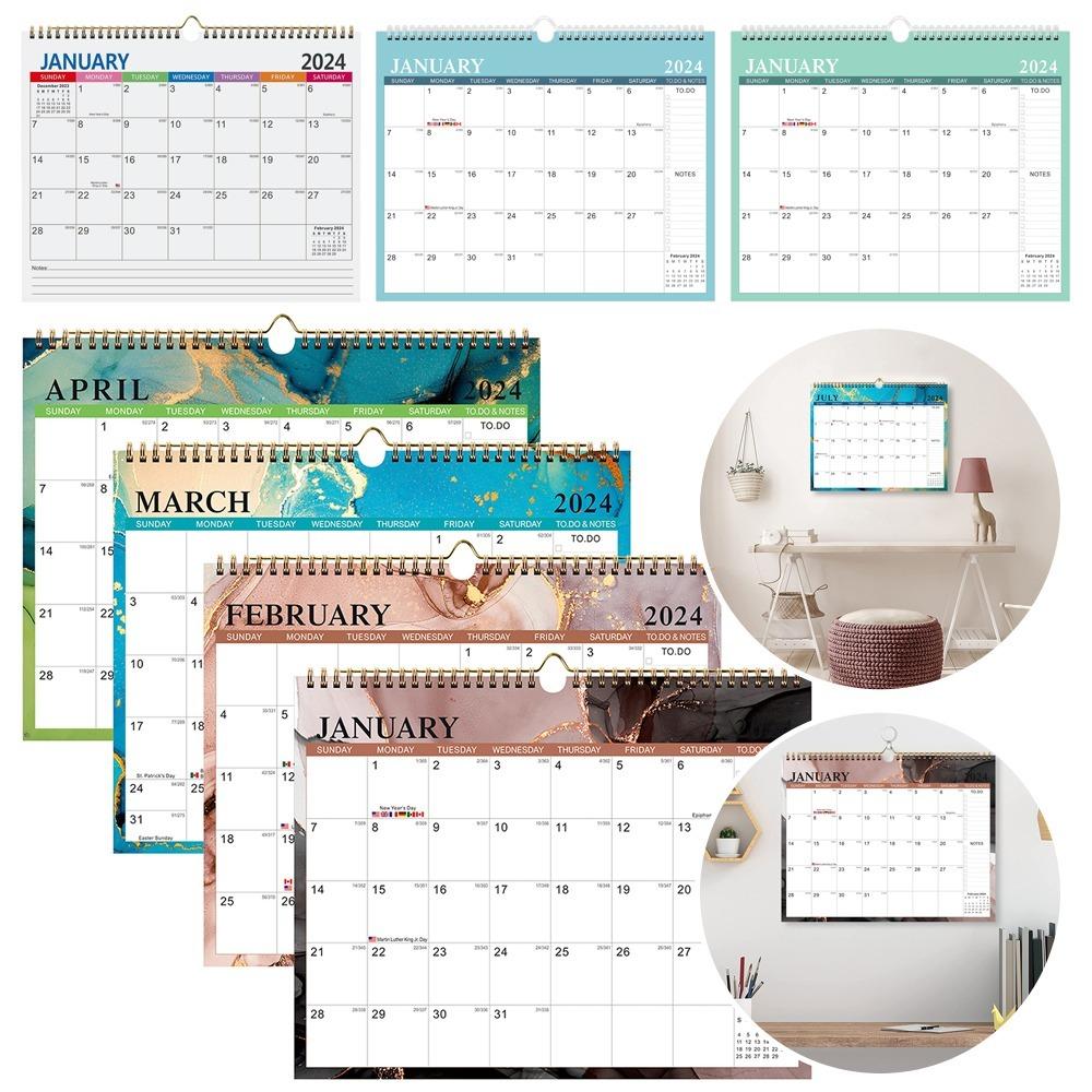 Year Planning Note Wall Calendar Schedule Paper Hanging Wall Calendar  Time Planning