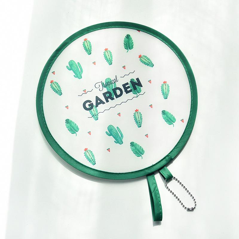

Japanese Cartoon Pocket Fan: Portable Mini Folding Handheld for Women & Kids 21cm Open, 7.5cm Folded Diameter