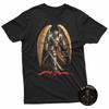 T-shirt Archange Michel Design Foi Ne Faites Pas de Paix Avec le Mal
