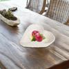 Chic Woven Storage Basket Handmade Paper Rope Fruit Plate Heart Shape Basket  Photo Prop