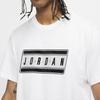 Jordan T Shirts Men's White Crew Neck Moderate Straight Fit CJ6247-100