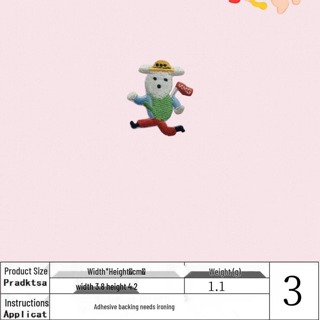 Creative Cartoon Korean Fabric Patch for DIY Clothes and Accessories