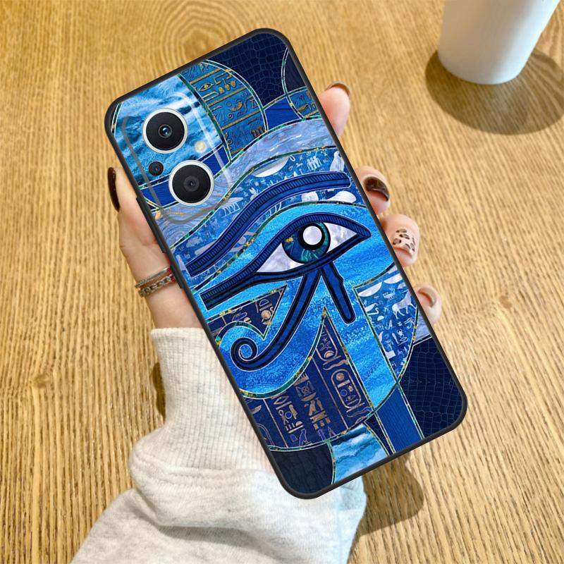 Egyptian Eye of Horus Art Funda For OPPO Reno 13 F 14F 12F 11F 8T 7 8 Lite 10 11 12 14 OPPO Find X5 X6 X8 X9 Pro Case