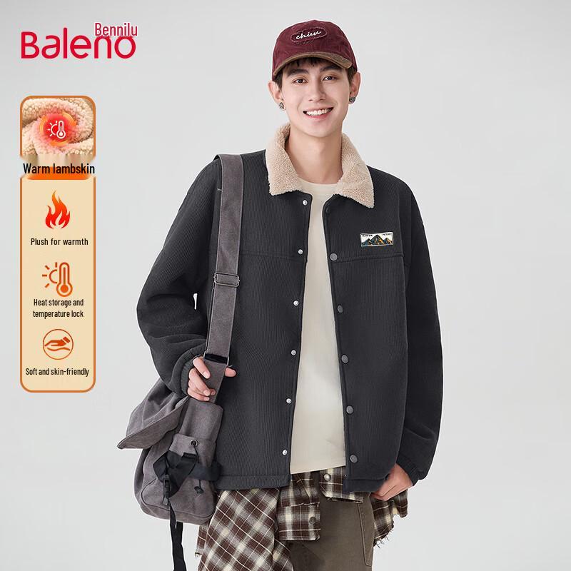 Baleno Men's Corduroy Warm Outdoor Jacket