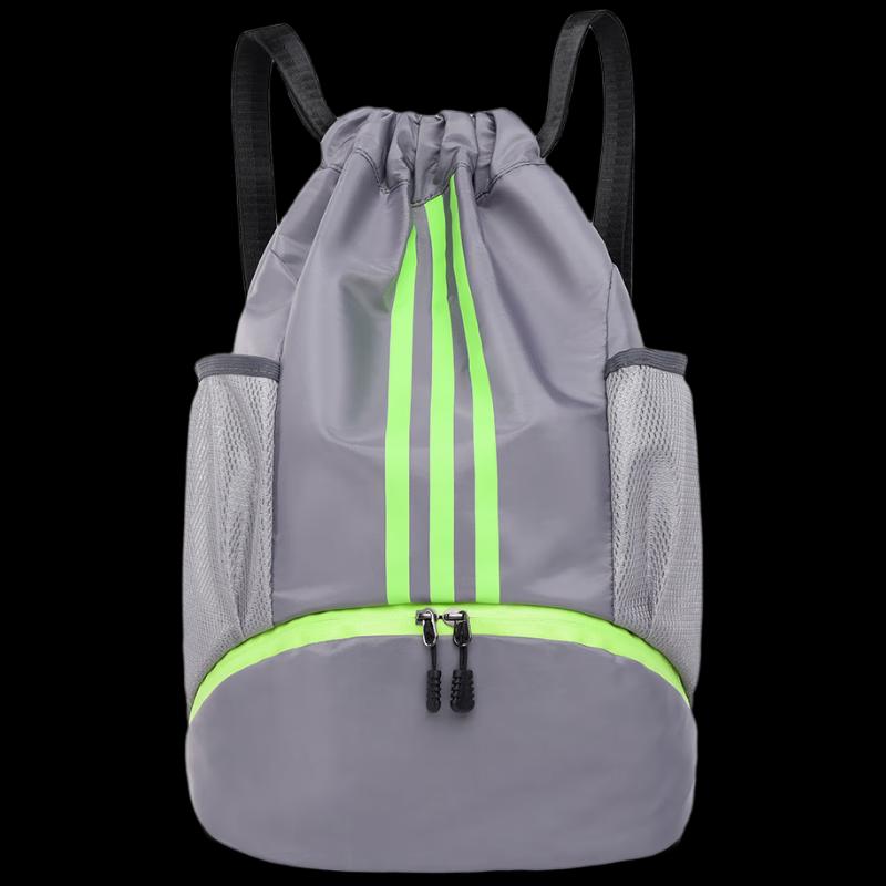 KANDEXS Casual Striped Drawstring Sports & Travel Bag