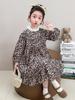 Robe Princesse Florale Style Coréen pour Filles - Collection Automne/Hiver 2025