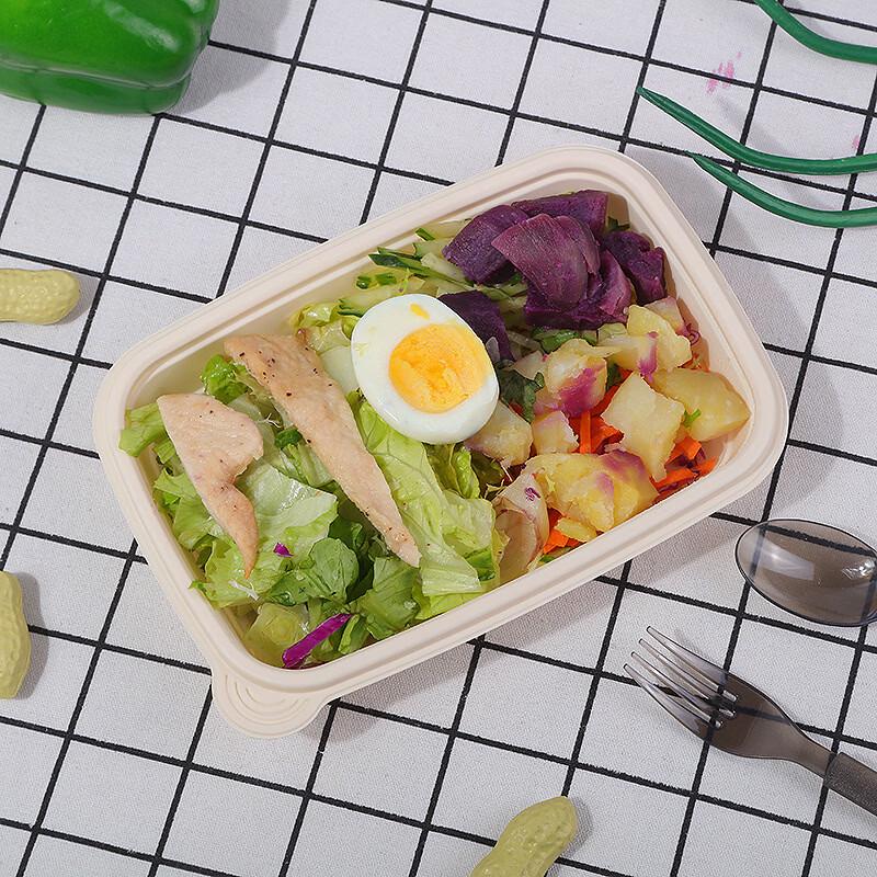 Biodegradable Corn Starch Rectangular Food Container