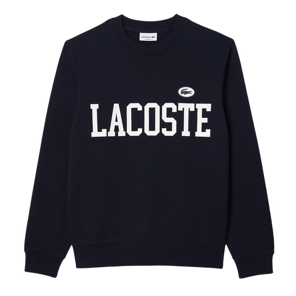 Lacoste Mens Flocked Fleece Sweatshirt