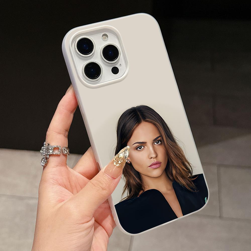 Fashion Eiza Gonzalez Jelly Double layer White Mobile Phone Case for iPhone 17 16 15 14 13 12 11 Air Pro Max Plus Protective