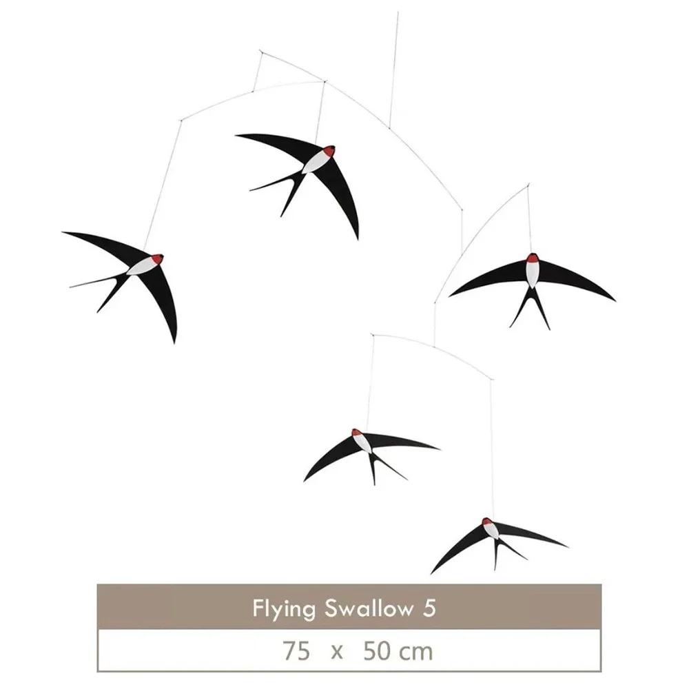 Balance Swallow Home Ambient Sensation Hanging Crib Hanging Decorative Silent Wind Chimes Balcony Garden Decorative Items