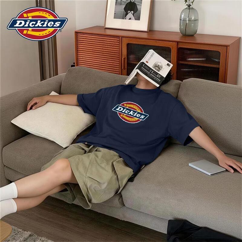 Dickies Unisex Casual Printed Short Sleeve T-Shirt B XL