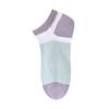 Ship Socks Women's Pure Cotton Thin, Shallow, Antibacterial, Deodorizing, Sweat-absorbing, Breathable, Color-blocking Casual Short Socks