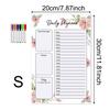 Acrylic Magnetic Weekly Kitchen Chart Chores Checklist for Teens Adult Family Multiple Kids Reusable Meal Planner 6 Markers