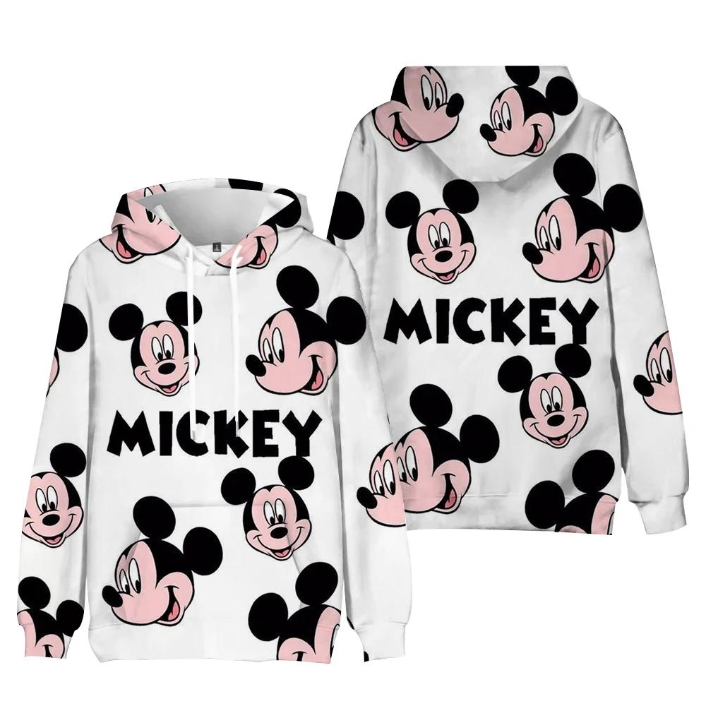 Disney Hoodie Mode Goofy Tasche Sweatshirt Pullover Niedliche Hoodies Mädchen Damen Sweatshirt Cartoon Hoodie