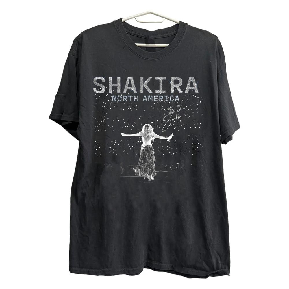 НОВАЯ Коллекция Shakira Tour 2025 Live Подарок для фанатов до 5XL Черная футболка Унисекс Футболка XXXL