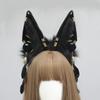 Anime Maid Hairhoop Plush Beast Ear Tassels Headband Cosplay Costume Halloween Party Headdress Girl Comics Show Headwear