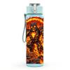 1PC Lava Fire Demon Monster Pattern 750ml Color Plastic Sports Water Bottle Leakproof Flip Straw Lid Suitable for Sports Office Home Use