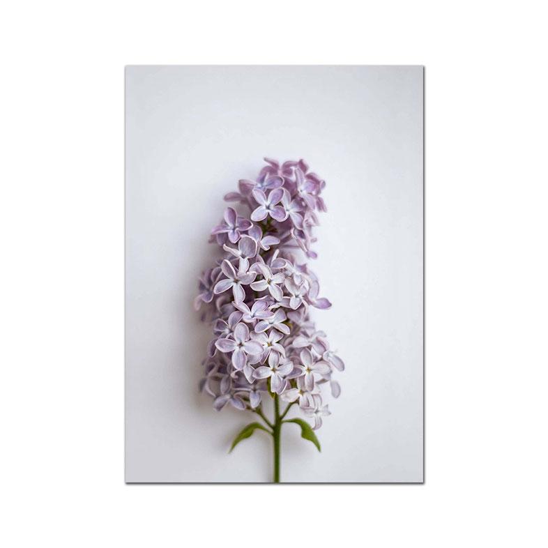 Lilac Flower Poster Botanical Canvas Painting Nordic Natural Print Modern Wall Art Pictures For Living Room Home Decor