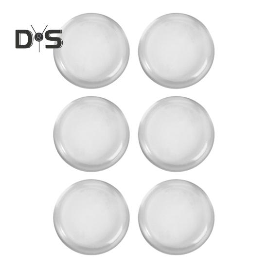 

6 шт. прозрачный дверной стопор, настенный протектор, самоклеящаяся силиконовая дверная ручка, настенный защитный щит, противоударный круглый квадратный дверной бампер, глушитель 6pcs Round