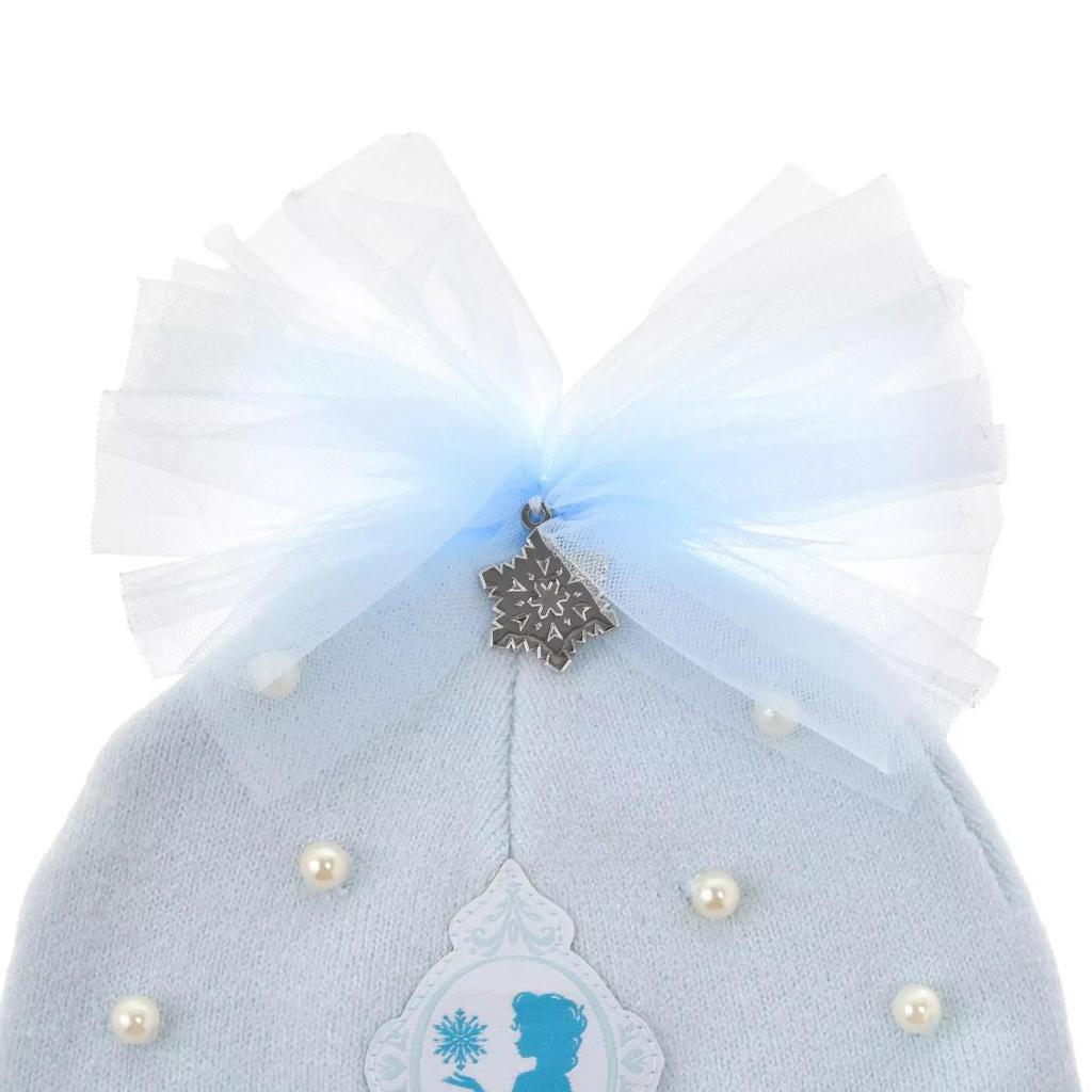 Disney Elsa Kids' Knit Cap Ribbon ( ENJOY WINTER ) Japan NEW Disney Store