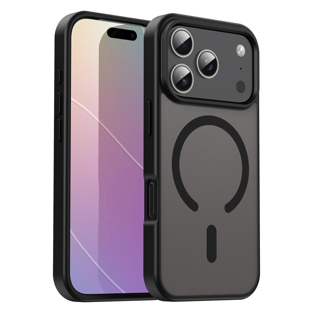 iPhone 17 Pro Magsafe Phone Case,Translucent Matte Shockproof Magnetic Phone Cover for iPhone 17 Pro