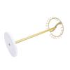 Necklace Holder Metal Necklace Display Wood Base with 22 Hooks Jewelry   Home Decoration for Women