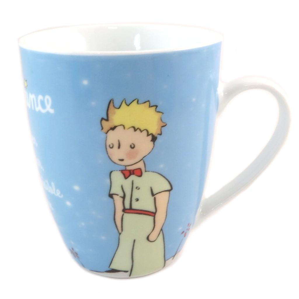 Le Petit Prince [P9910] - Porcelain Mug Box 'The Little Prince' Sky Blue - 10x8 Cm