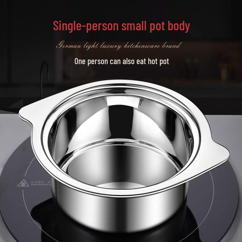HUIHUADU Stainless Steel Single-Person Hot Pot