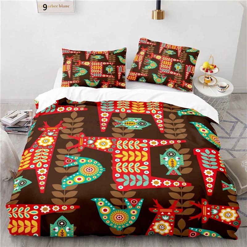 

Cartoon 3d Animals Flowers Bedding Set Boys Girls Kids Duvet Cover Pillowcase Bed Linen Twin Full Queen King Comforter Cover Set 135x200cm