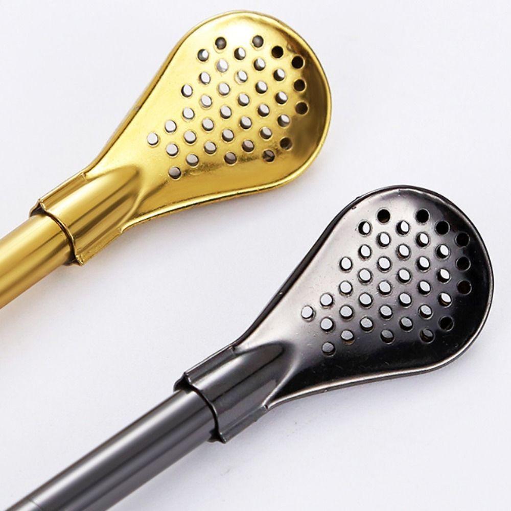 Reusable Yerba Mate Filter 304 Stainless Steel Tea Filter Durable Drinking Straws  Bar Accessories
