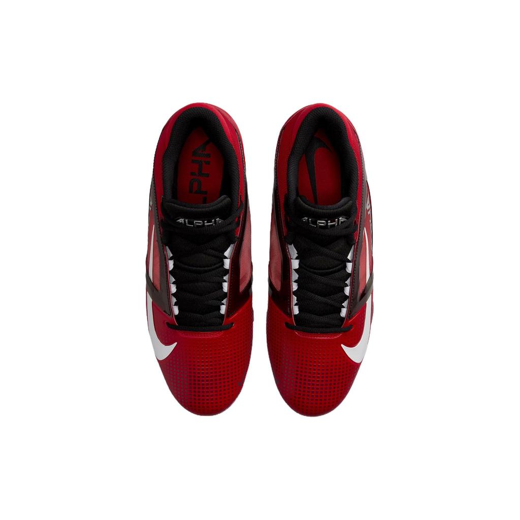 Nike Alpha Menace 4 Pro University Red White Men Sneakers Metallic-Silver Team-Red FD7037-600